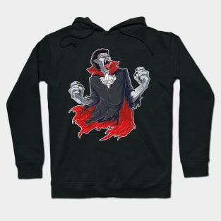 Scary Vampire Dracula Bat Halloween Monster ghost Hoodie